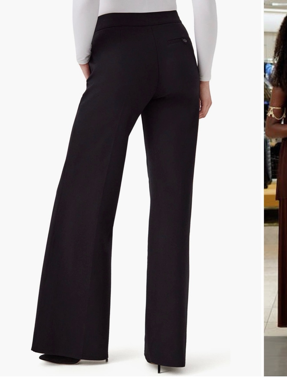 Spanx SPANXsupersmooth PerfectFit Ponte Wide Leg Pants - Picture 2 of 3